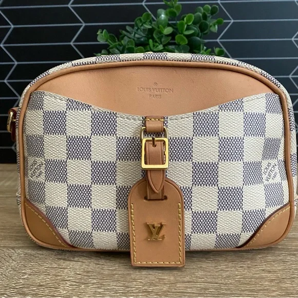 Louis Vuitton Mini Deauville Bag Damier Azure - Picture 2 of 16